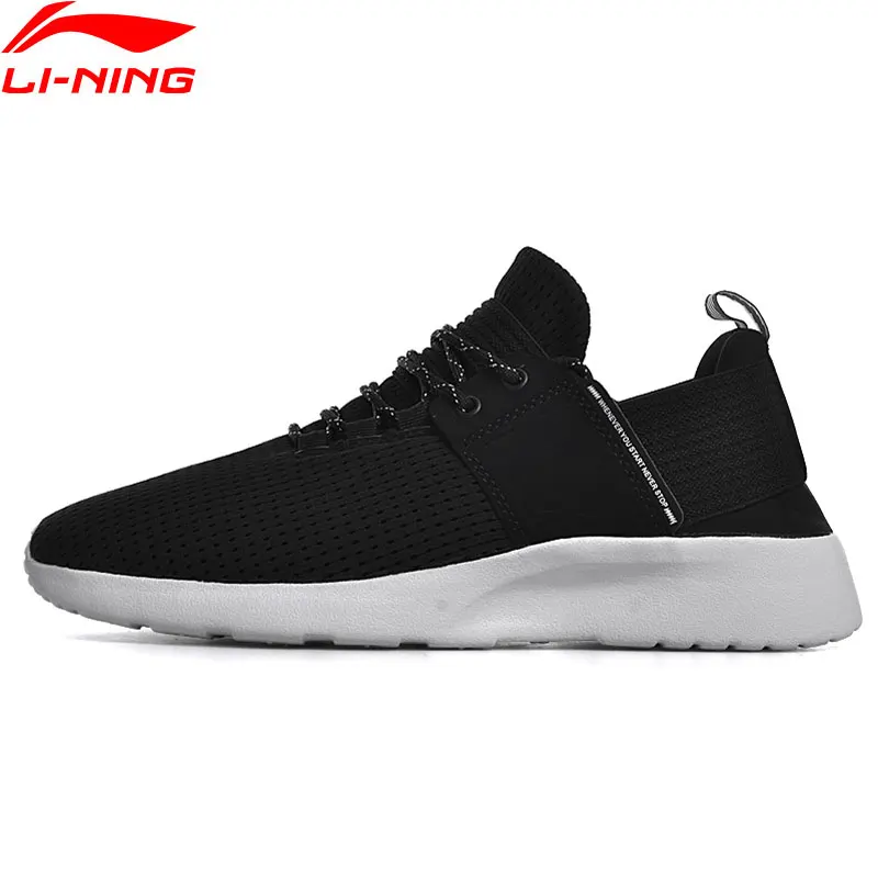 Мужские кроссовки Li Ning удобные с дышащей подкладкой для активного отдыха и пробежек GLKN025 YXB178|Обувь ходьбы| |