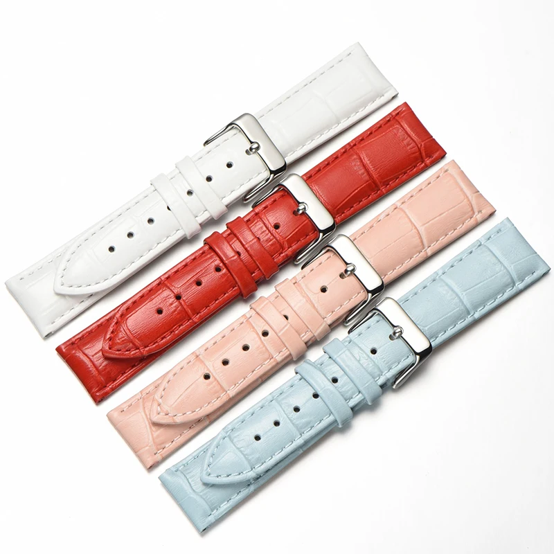 Watch band for watches 20mm 22mm 18mm watchband Genuine Cow leather strap bracelet for wristwatch Pin Buckle Accessories Replace
