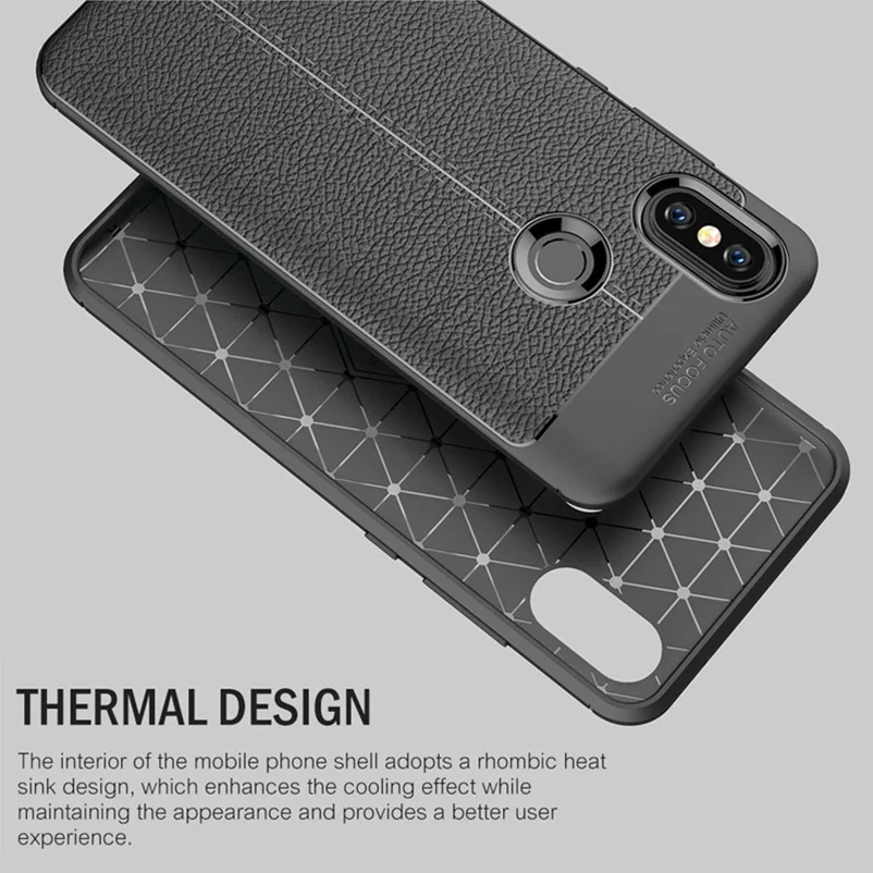 Xiomi Case For Xiaomi Mi A2 6X Litchi Leather Luxury Cover Redmi Note 5 Plus 5A 6 6A Pro 4A 4X 8 SE A1 Coque |