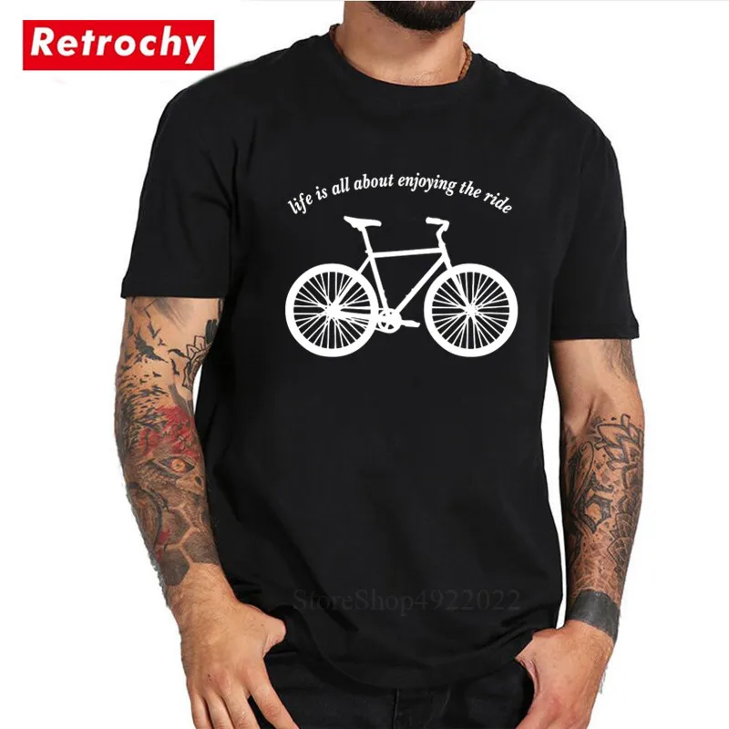 Футболка MTB Мужская креативного дизайна футболки для катания на велосипеде