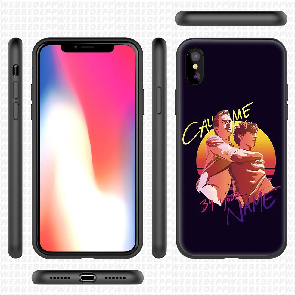 WEBBEDEPP позвоните мне по вашему имени Мягкий силиконовый чехол для iPhone 11 Pro Xr Xs Max X