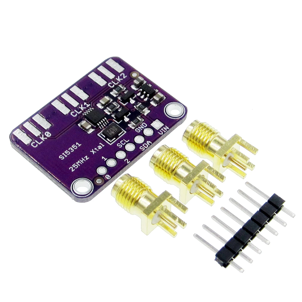 Настольная плата для генератора часов Si5351A Si5351 I2C 3 В постоянного тока 5 генератор