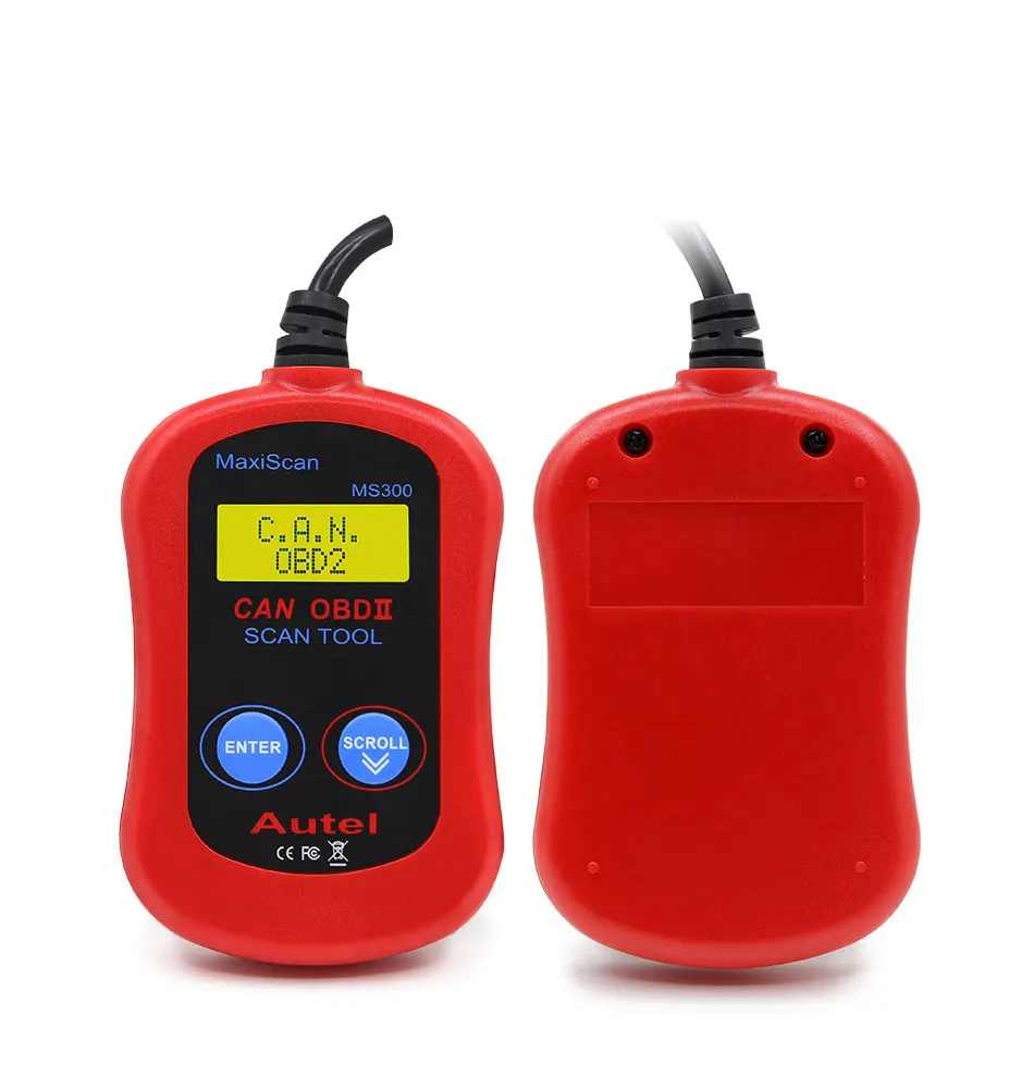 Новинка 2017 года MS300 OBDII OBD2 Авто диагностический сканер двигатель считыватель кода