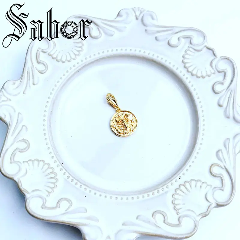 Знак зодиака Скорпион золотые подвески DIY ювелирные изделия аксессуары