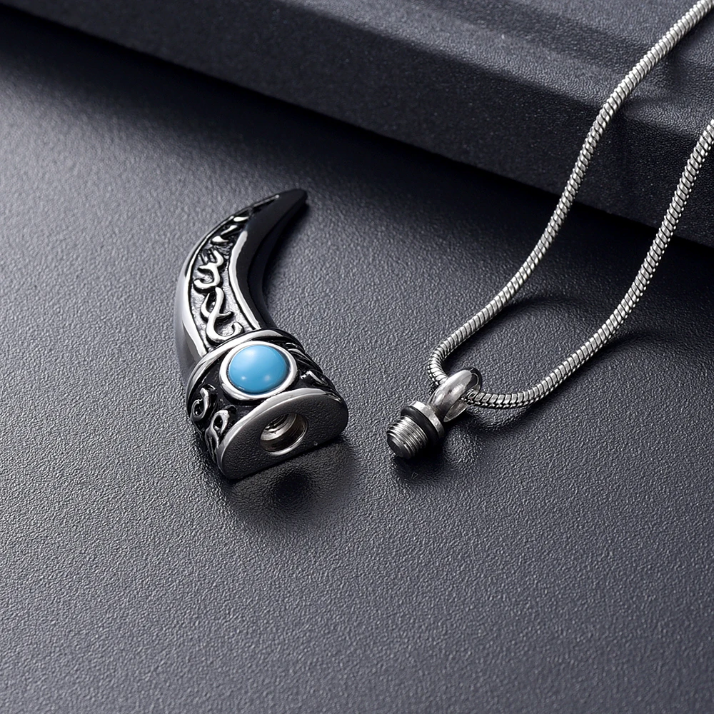 Кремация полумесяца украшения для человеческого пепла из нержавеющей стали Keepsake