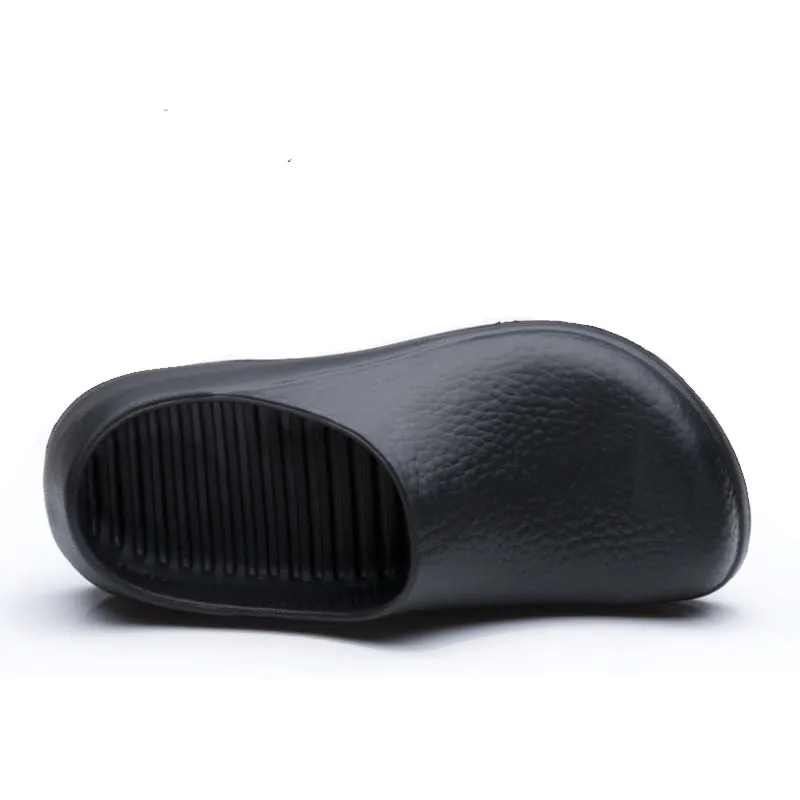 Ryamag New Men's Chef Kitchen Working Slippers Clogs Men Garden Shoes Summer Breathable Beach Flat With Mules EVA | Обувь