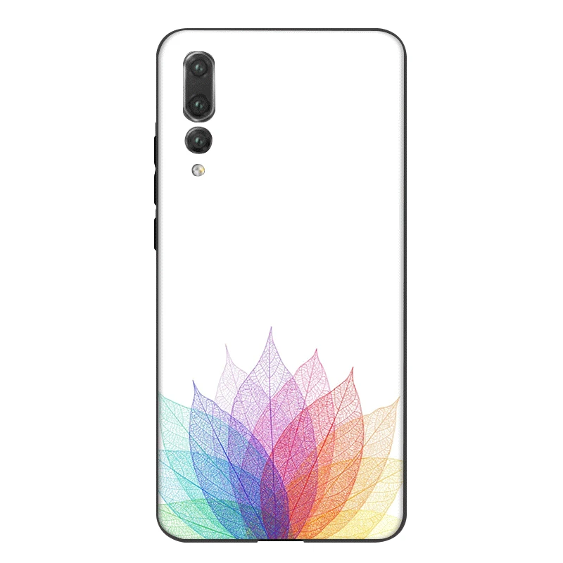Силиконовый чехол для мобильного телефона Desxz Lotus Flower Huawei P9 P8 P10 P20 P30 Lite Pro P Smart Z Plus