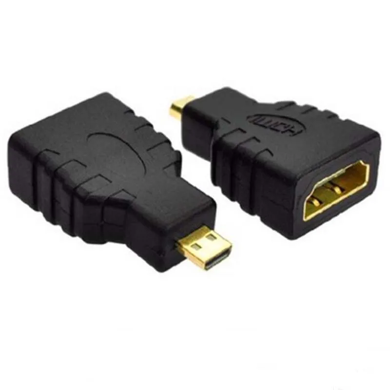 

10pcs HDMI Female to Micro HDMI Male Connector Micro HDMI to HDMI Adapter For Mobile Phone Tablet PC