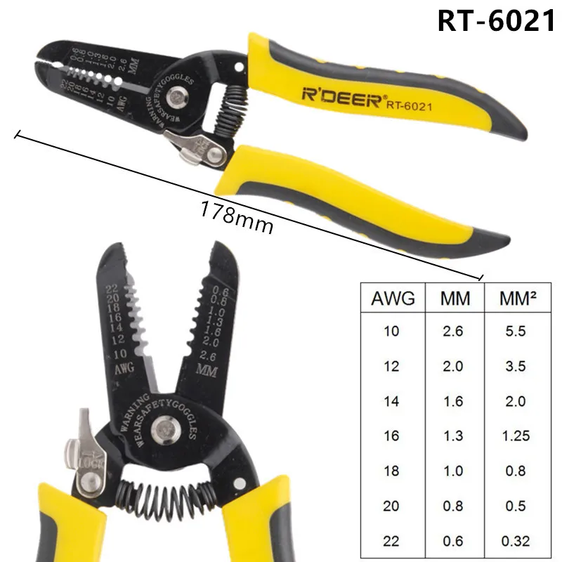 1 шт. плоскогубцы для зачистки проводов|hand tools|pliers electricianstripping pliers |