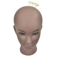 female manikin model wig making styling practice hairdressing cosmetology bald mannequin head hat headwear display make up tools