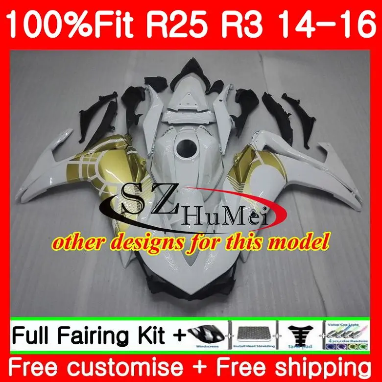 Набор njection для YAMAHA TOP Blue black YZF R3 R25 YZF-R3 76SH12 R 3 YZFR3 YZFR25 14 15 16 2014 2015 2016 | Автомобили и