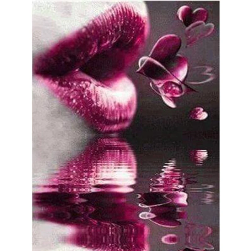 

5D DIY Full Square Diamond Painting ScenicPicture Of Rhinestone Cross Stitch Mosaic Mouth Diamond Embroidery Home Decor ll129