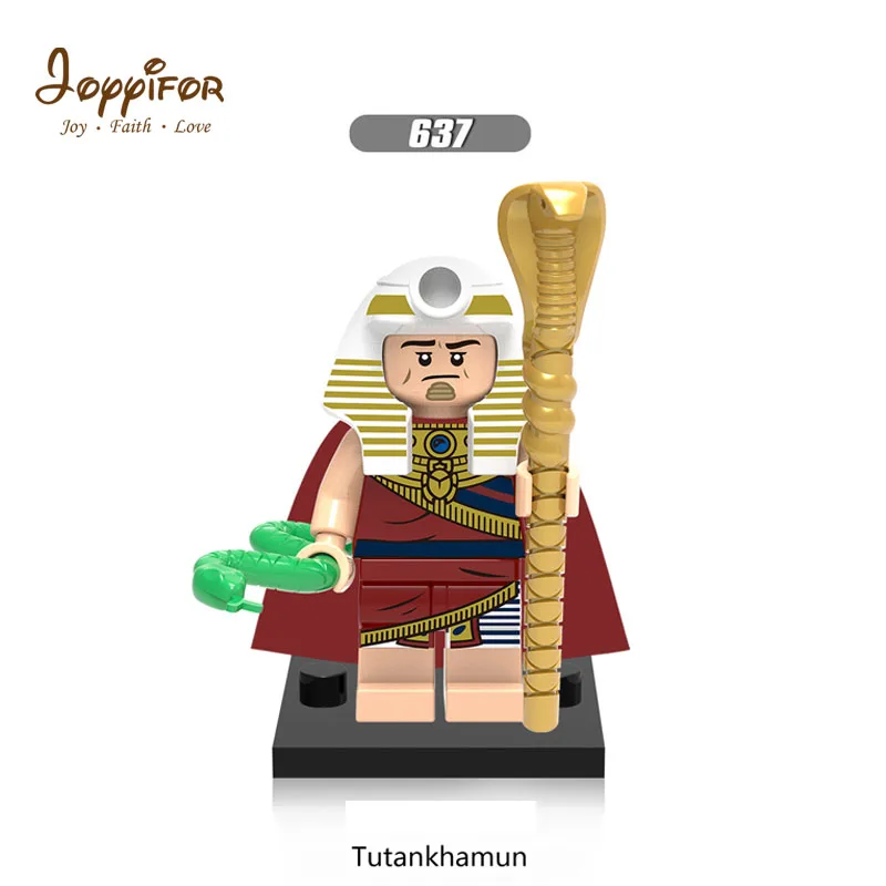 JOY YIFOR Super Heroes KnightsoftheZodiac египетский фараон Athena ST Seiya Chief Строительные блоки мини-кирпичи для детей