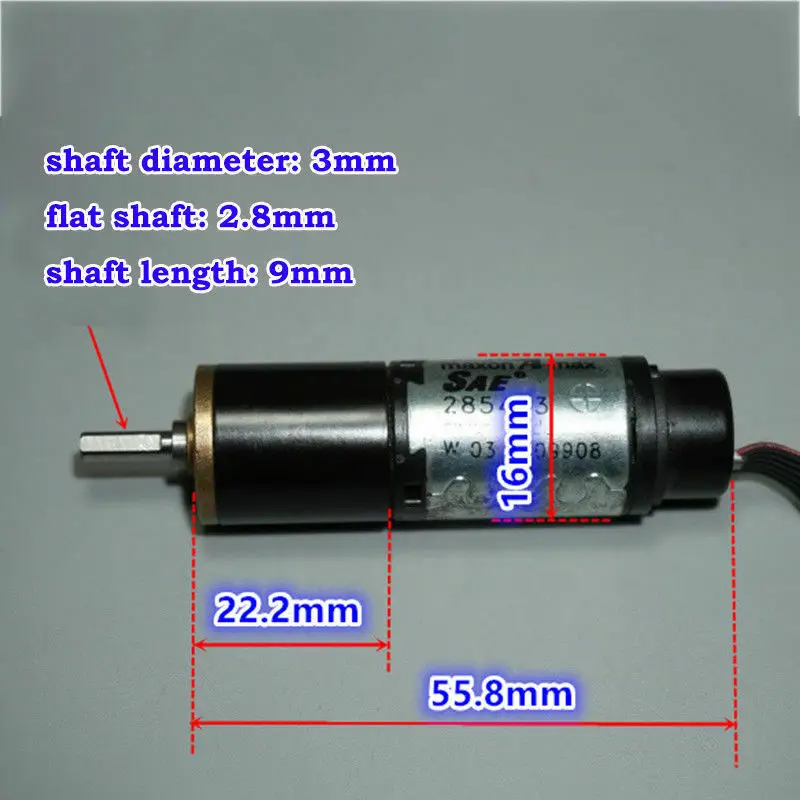 Используется Swiss Maxon A max 285413 DC 5 в 6 9 12 В 121 об/мин микро мини 16 мм Планетарная