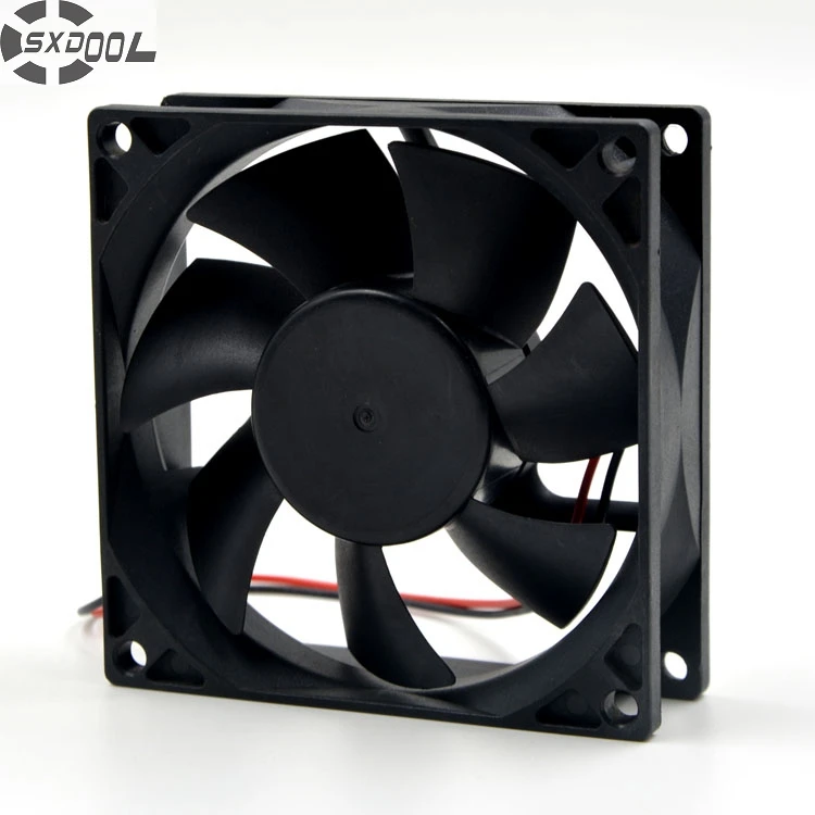 SXDOOL RDL8025S 8025 80*80*25 мм DC 12V 0.08A 2 проводной вентилятор тихий серверный инвертор