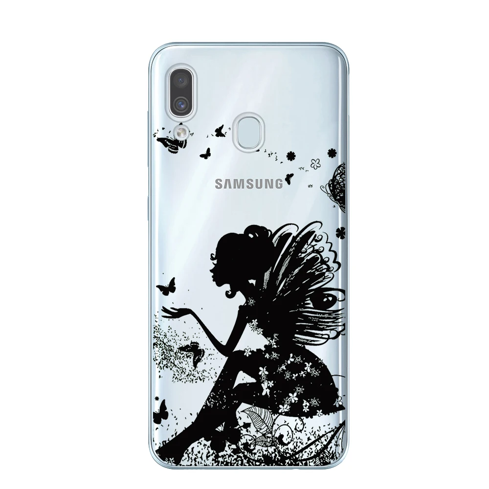 For Samsung Galaxy A30 A305 Case Silicone TPU Soft Phone A50 A505 A10 A20 A40 A70 2019 New Cover | Мобильные телефоны и