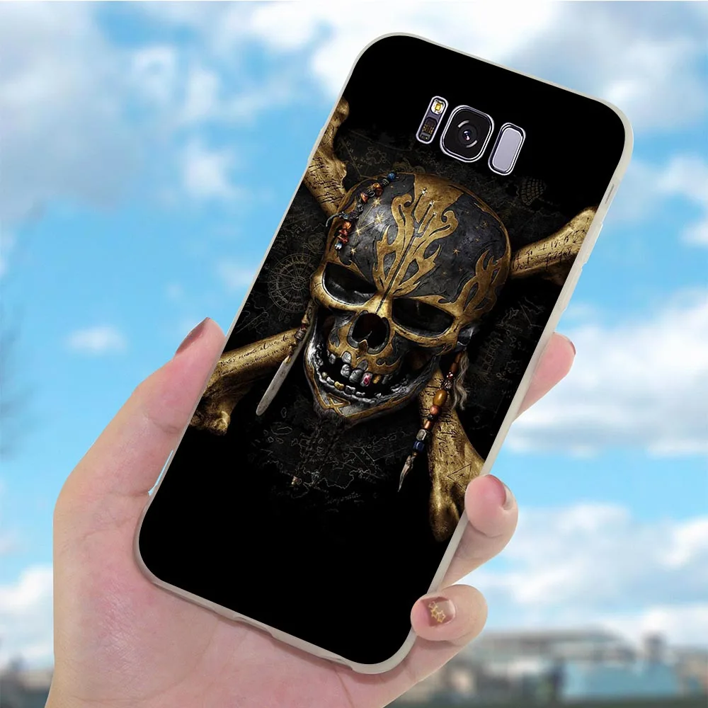 Кожаный чехол для телефона с изображением пиратов Карибского моря Samsung Note 9 Galaxy S10e
