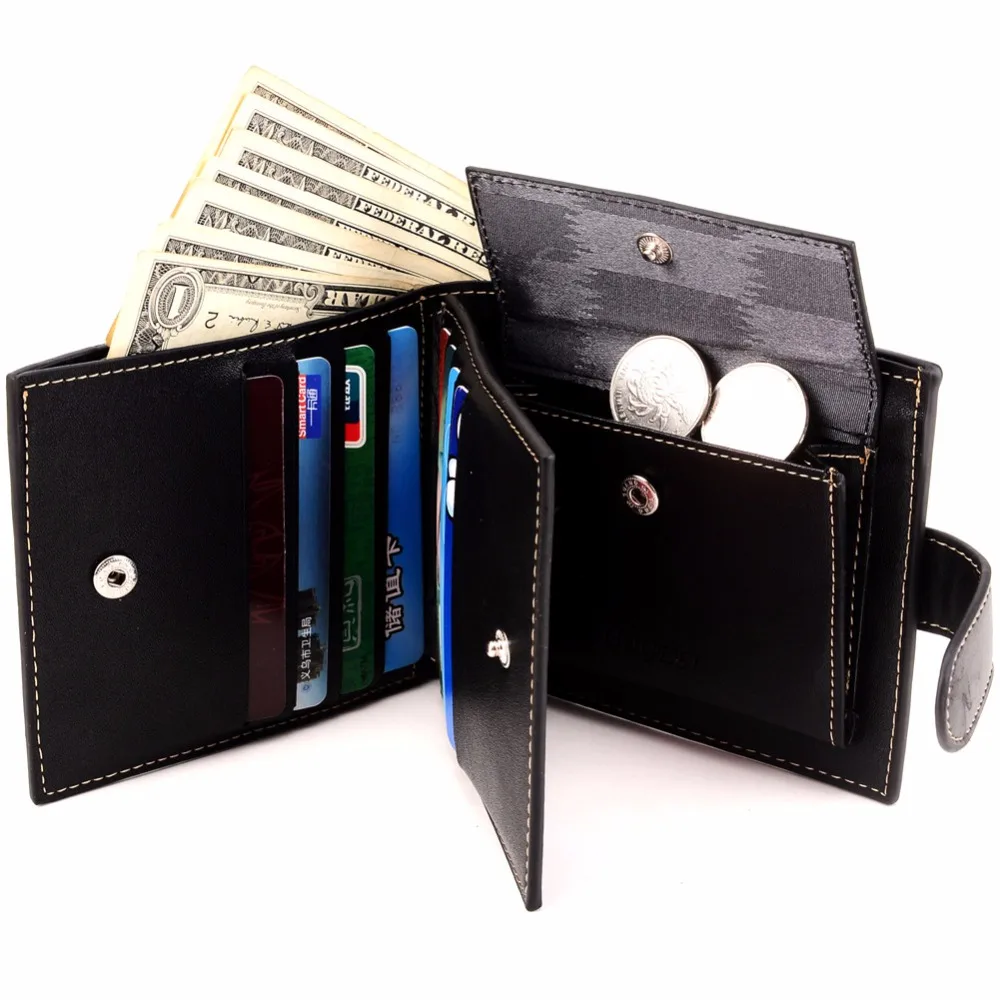 Мужской кошелек короткий из искусственной кожи|Мужские кошельки| |