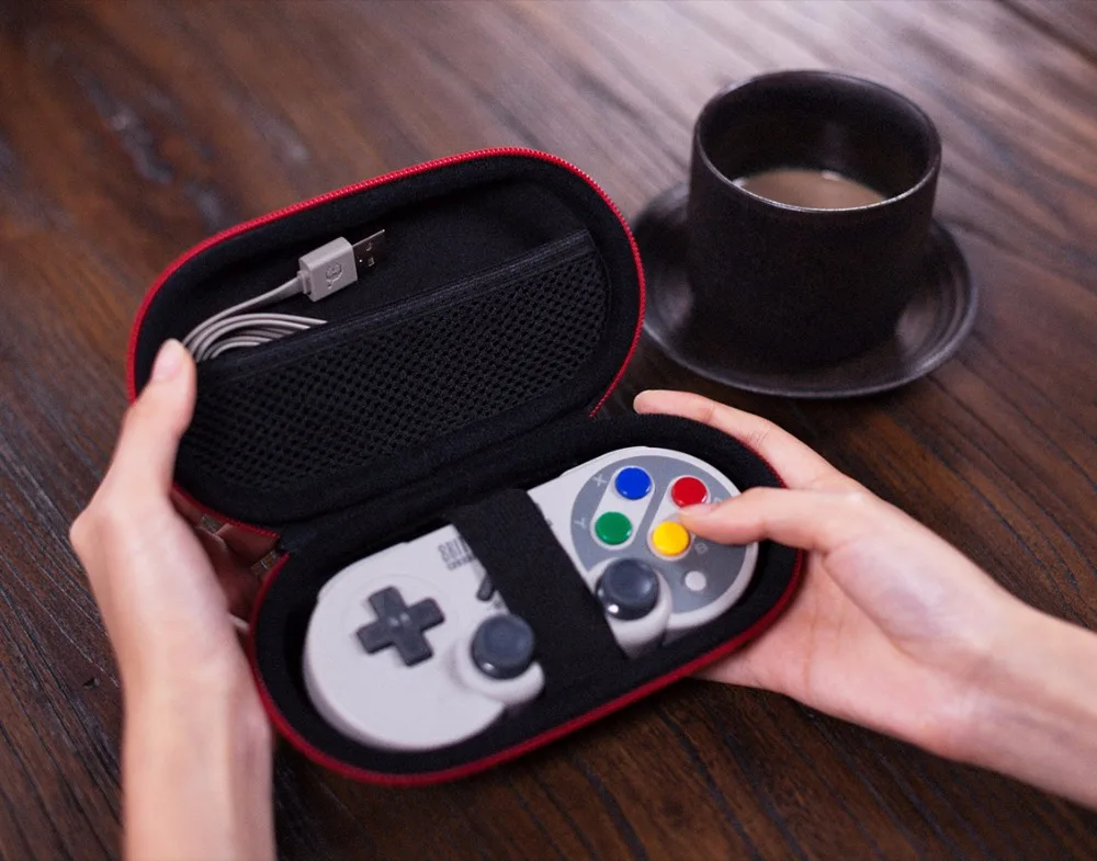 Protective case bag for 8Bitdo game controller all model Classic Controller Gamepad Travel Case Bag EVA Sf30 Pro Nes30 | Электроника
