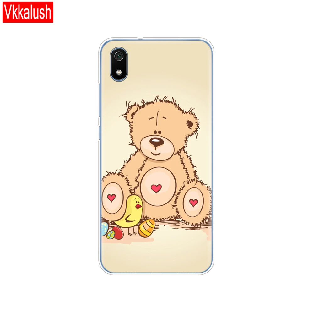 80031 Силиконовый чехол для Xiaomi Redmi 7a, чехол s, полная защита, мягкая задняя крышка из ТПУ для Redmi 7 A, чехол-бампер для телефона - Цвет: 80031