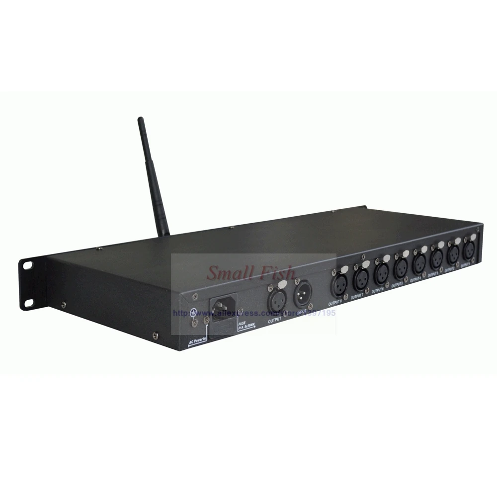4 шт./лот DMX512 разделитель света усилителя сигнала 8way DMX Дистрибьютор для