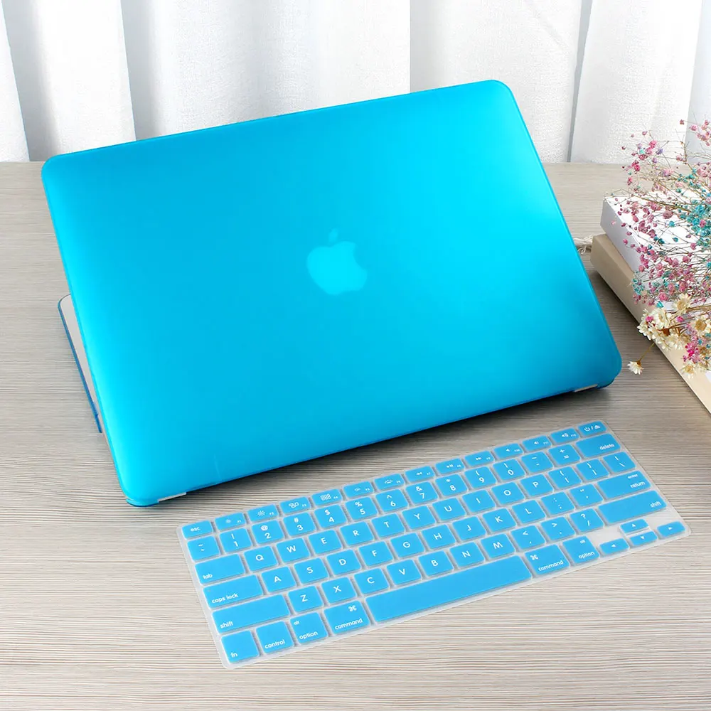 Кристальный жесткий чехол для Macbook Air 13 retina Pro 13 15 16 A2141 A2159 жесткий чехол с бесплатной клавиатурой A1466 A1990 A1932
