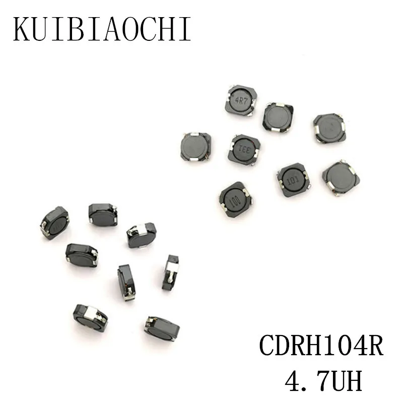 

10pcs/LOT SMD Power Inductor CDRH104R 4.7UH 4R7 10*10*4mm shielded winding inductor