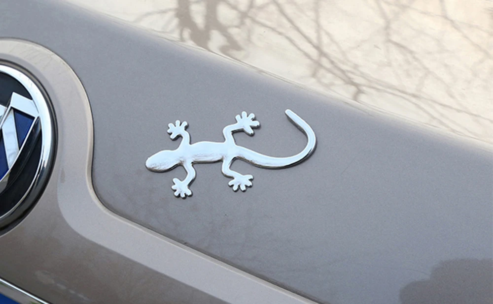 3D Gecko Автомобильная наклейка с эмблемой значком для Porsche Cayenne Macan S Panamera Cayman cartara