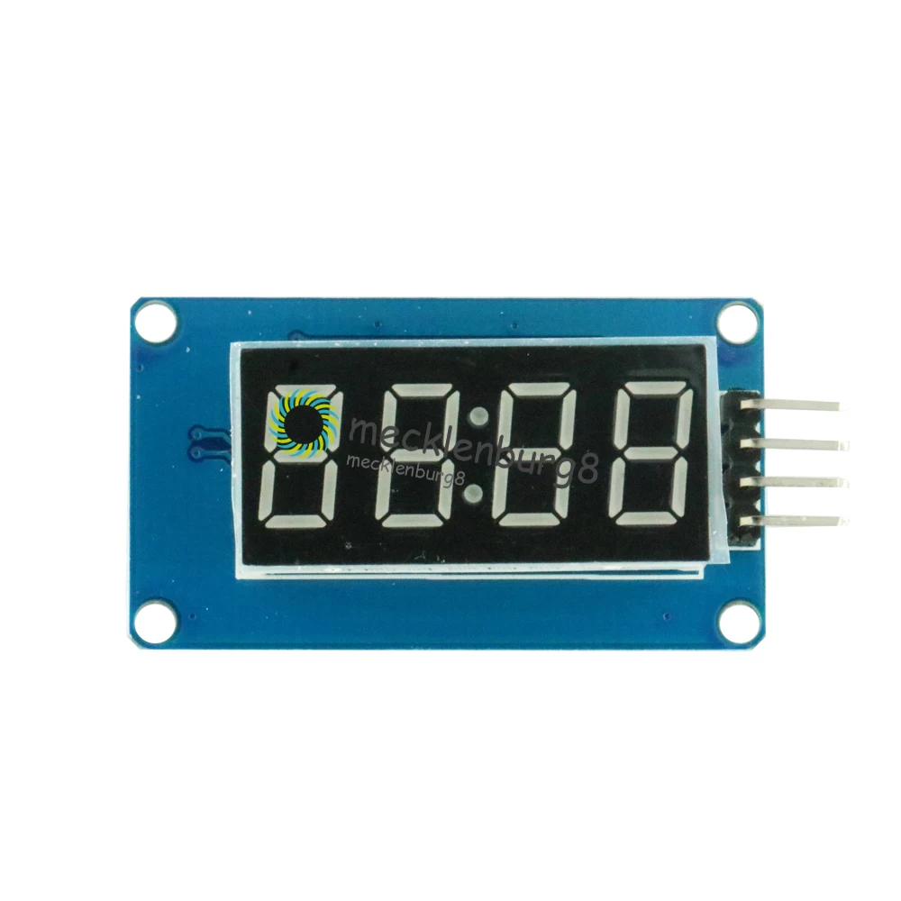 10 шт. модуль светодиодного дисплея tm1637 для Arduino 7-сегментный 4-битный 0 36 дюйма часы