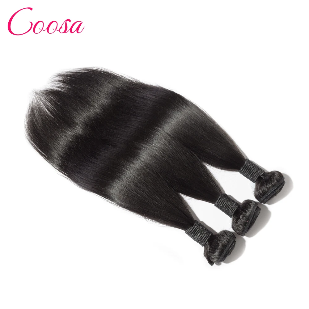 Indian Straight Hair 1 Bundle Soft Virgin Coosa Products Hot Sale |