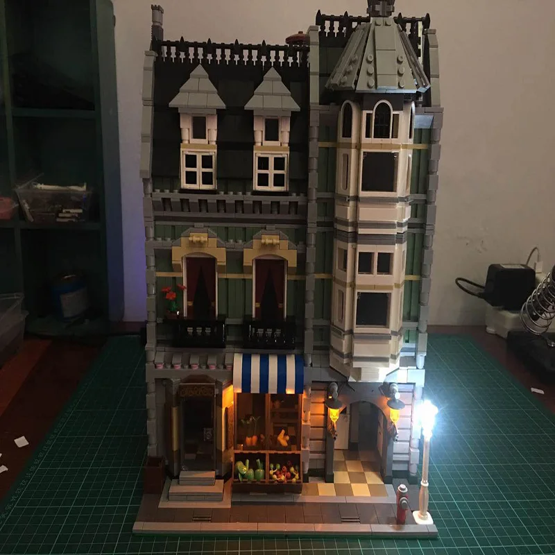 Светодиодный светильник набор для Lego 10185 строительные блоки город-создатель