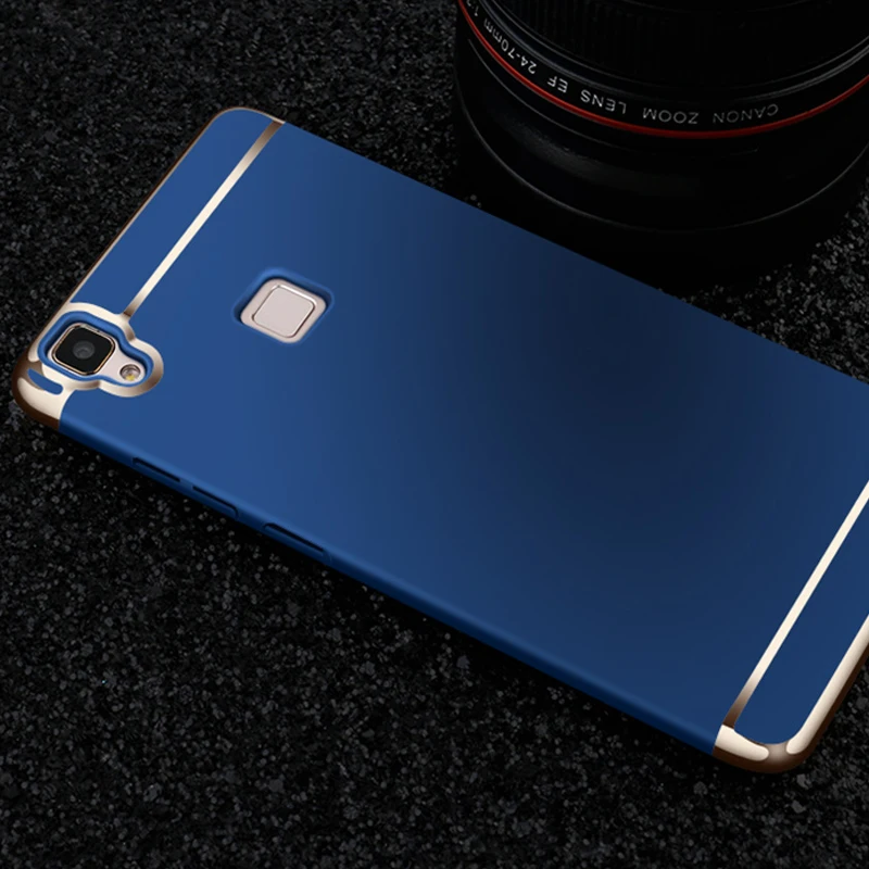 Чехол для VIVO V3 Max Ультратонкий чехол 3 в 1 защитный всего корпуса жесткий Роскошный