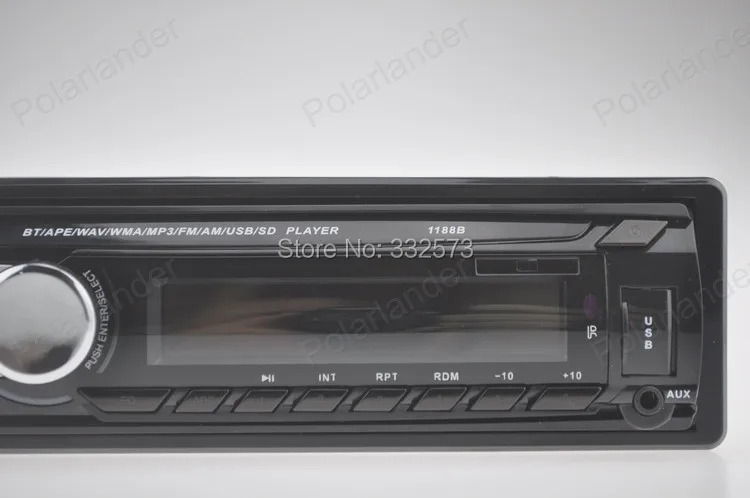 Радио-Кассетный проигрыватель автомобиля Радио bluetooth автомобиля MP3 аудио плеер Bluetooth съемный отдельный передний панель Авторадио, USB SD MMC
