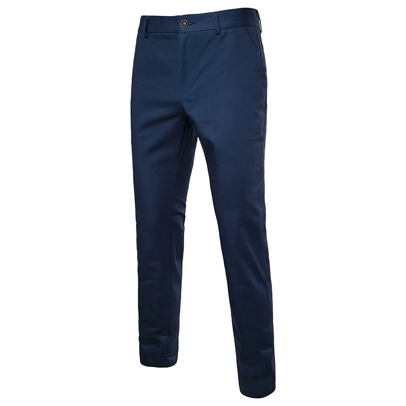 2018 весенние классические Для мужчин Эластичный Повседневное брюки s платье в