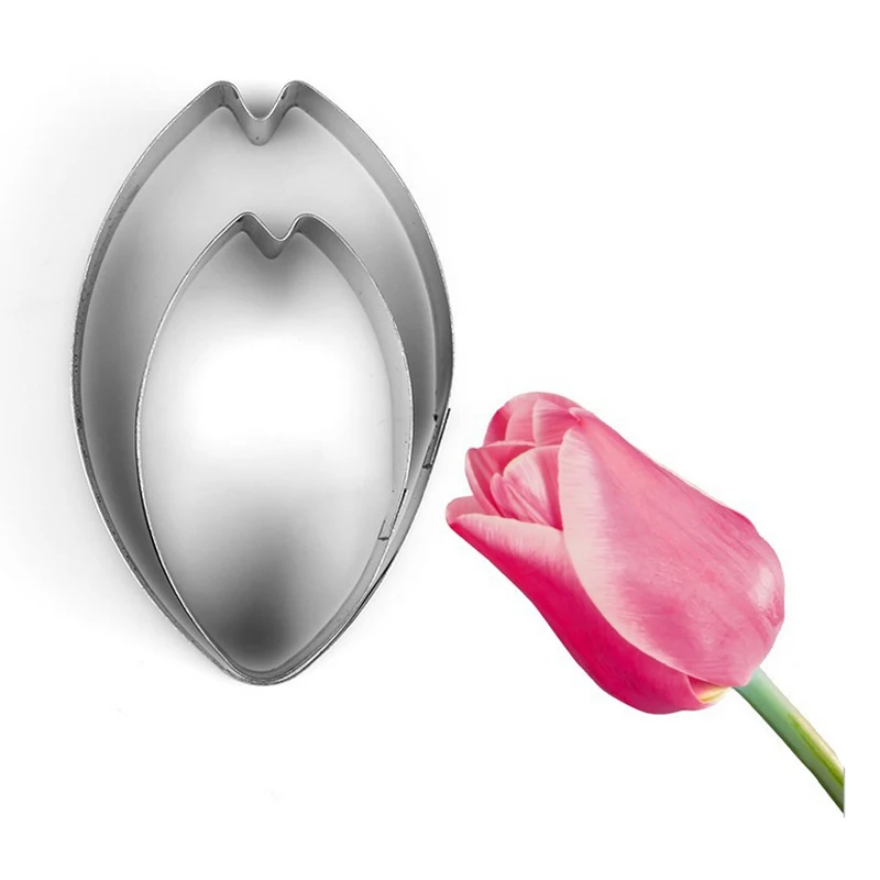 2 шт. ножи Тюльпан для цветов Набор украшения тортов сахарная помадка | Дом и сад