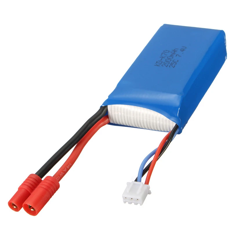 1 шт. или 2 шт. аккумулятора K70 K70C K70F K70W 7,4 в 2000 мАч запасные части для радиоуправляемого квадрокоптера аккумулятор