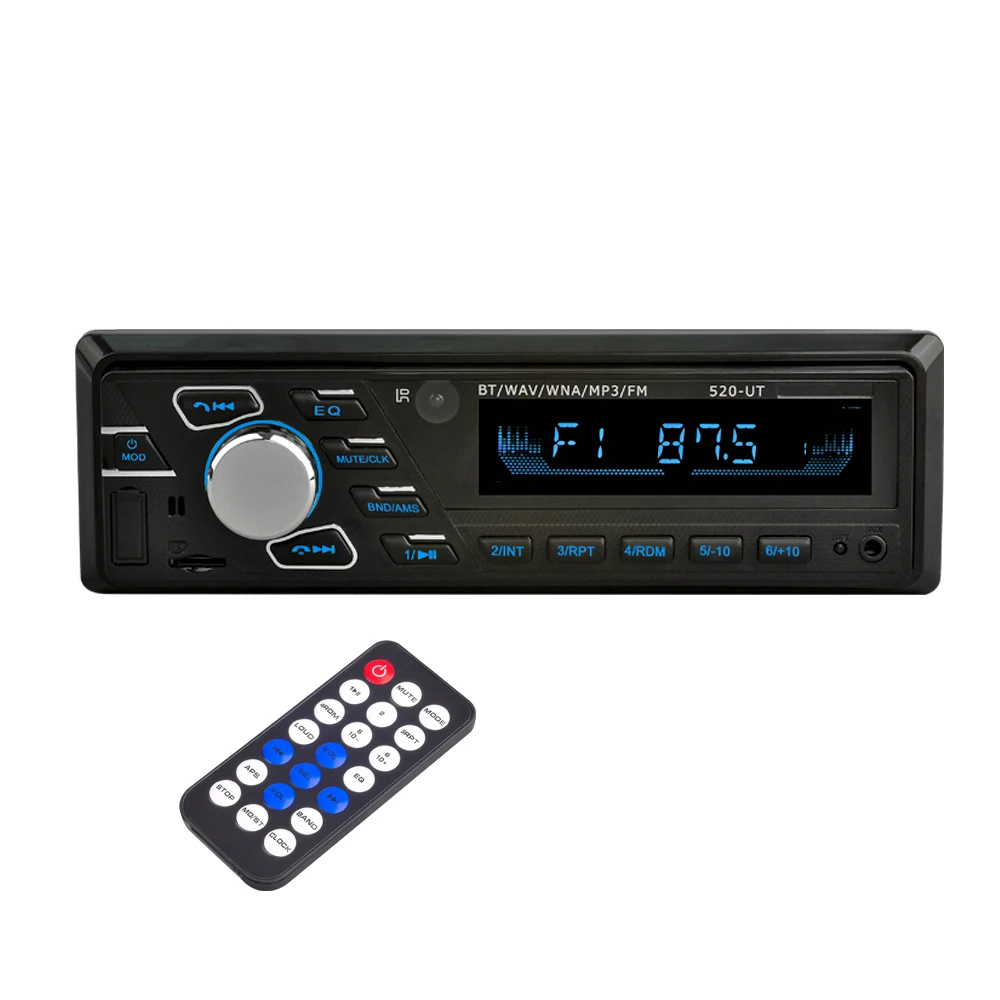 HEVXM 2018 Новинка 12 в автомобильный Радио MP3 аудио плеер Bluetooth AUX USB SD MMC стерео FM Авто