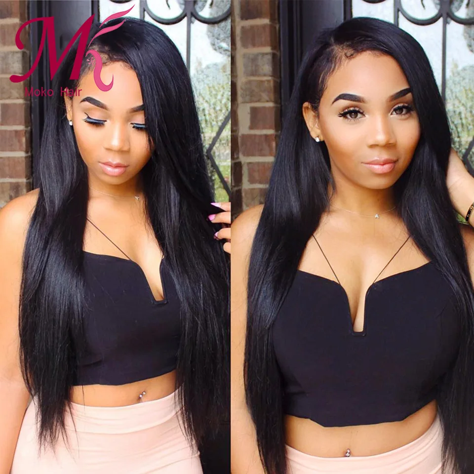 Норка Перуанский Девы Волосы Прямые 3 Связки Прямо Девственные 7А Необработанные