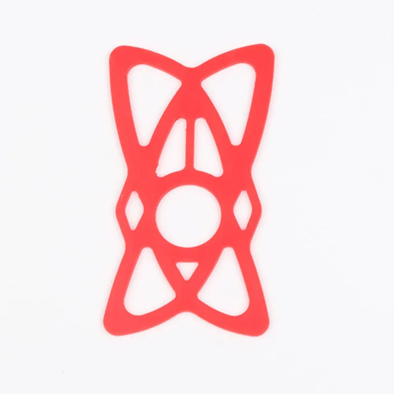 Bicycle Front Light Silicone Band Strap Mountain Bike Cycling Torch FlashLight Phone Tie Cycle Headlight Mount Holder Bandage - Цвет: red