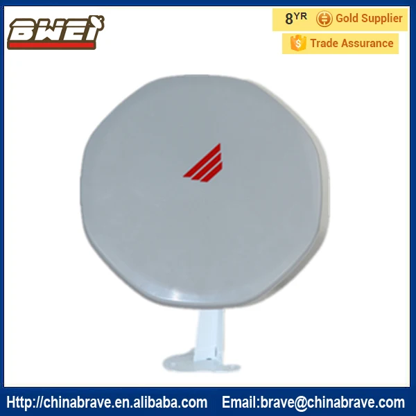 Бесплатная доставка плоская панель ku диапазон спутниковая антенна для слабой