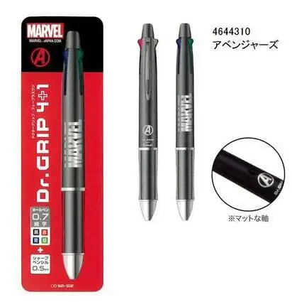 D Pilot Sunstar Dr. grip 4+ 1 Мульти Марвел масло Шариковая ручка 0,7 мм Япония - Цвет: D
