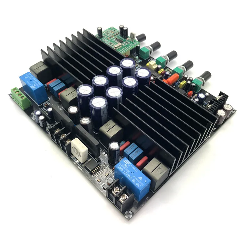 Плата цифрового усилителя мощности tda8954 го канала 2 1 с Bluetooth усилитель LM1036 +
