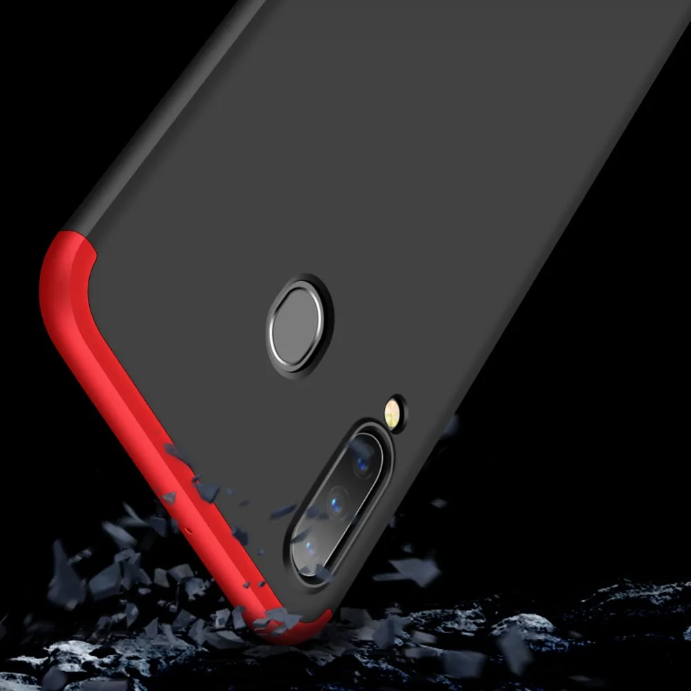 360 Полное покрытие противоударный чехол для Samsung A30 3 в 1 Жесткий ПК Галактики 30 SM