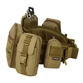 Черный Открытый охотничий тактический Molle EDC аварийный аптечка сумка утилита пояс медицинский набор для выживания снаряжение сумки j2