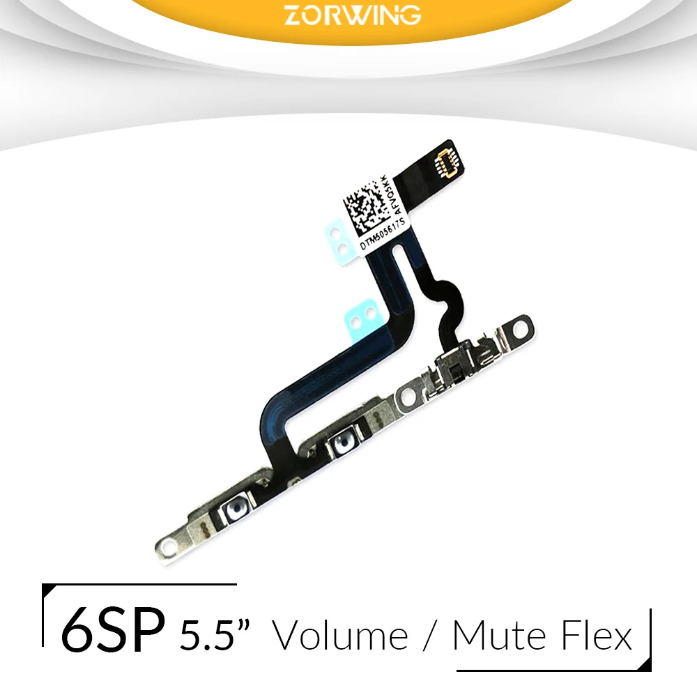 1pcs Volume Button Flex Cable for iPhone 6S Plus 5.5'' Side Mute Silent Switch with Metal Bracket Replacement Parts | Мобильные