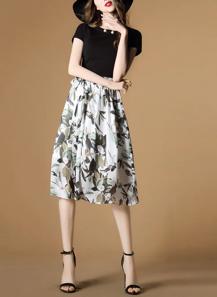 Women Party Vestidos Slim Waist Floral Dress Elegant Work Wear Casual HM0037 | Женская одежда