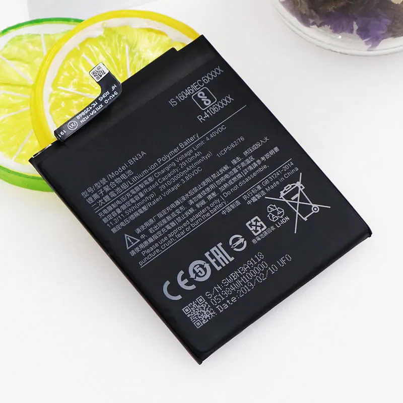BN3A аккумулятор для телефона Xiaomi Redmi Go 2910/3000 мАч высокая емкость 3 85 В высокое