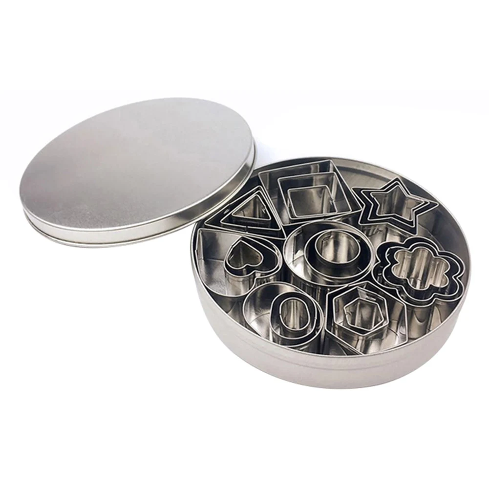 Недавно 24 шт./компл. печенья прессформы торта фрезы Нержавеющая сталь инструмент