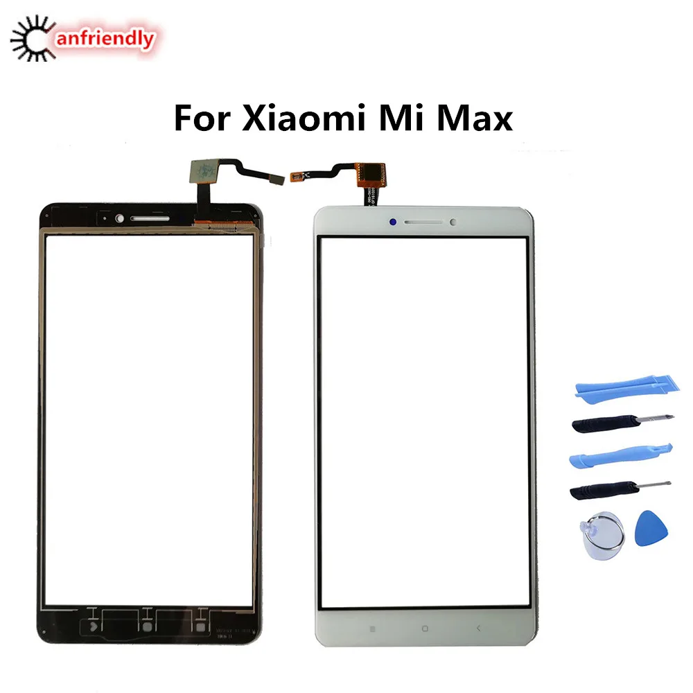 For Xiaomi Mi Max 6.44&quot Touch Screen Panel Replacement Digitizer Sensor Front Glass mobile phone repair screen | Мобильные
