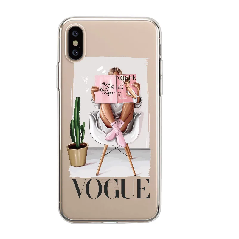 Модный стильный летний пляжный мягкий прозрачный чехол для iPhone 12 Mini 8 7 7Plus 6 6S XS Max XR